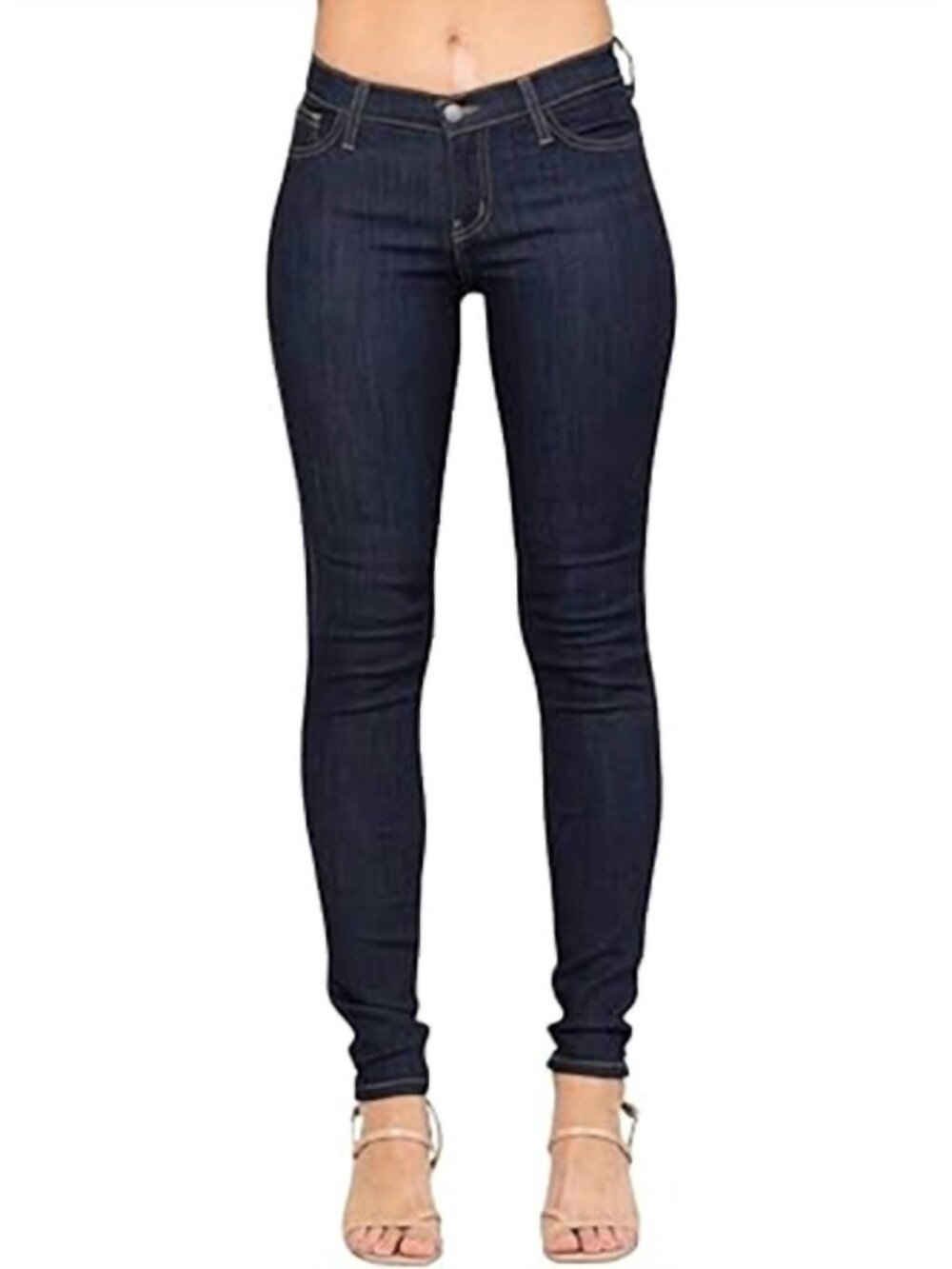 Judy Blue Mid Rise Skinny Fit Dark Jeans